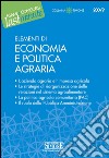 Elementi di economia e politica agraria. E-book. Formato PDF ebook