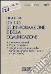 Elementi di diritto dell'informazione e della comunicazione. E-book. Formato PDF ebook