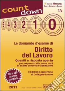 Le domande d'esame di Diritto del Lavoro: Quesiti a risposta aperta per prepararsi alle prove orali di esami, concorsi e abilitazioni - Oltre 480 risposte complete. E-book. Formato PDF ebook