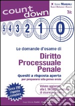 Le domande d'esame di Diritto Processuale Penale: Quesiti a risposta aperta per prepararsi alla prova orale Aggiornato alla L. 94/2009 in materia di sicurezza pubblica. E-book. Formato PDF ebook