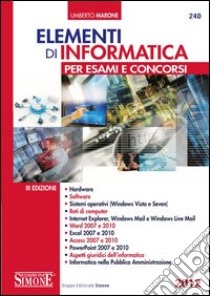 Elementi di informatica. Per esami e concorsi. E-book. Formato PDF ebook di Umberto Marone