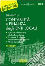 Elementi di contabilità e finanza degli enti locali. E-book. Formato PDF ebook