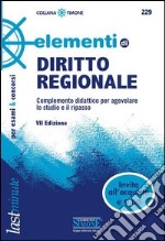 Elementi di Diritto Regionale: Completamento didattico per agevolare lo studio e il ripasso
	  . E-book. Formato PDF ebook