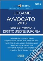 L' esame di avvocato 2013. Sintesi mirata di diritto Unione Europea. E-book. Formato PDF ebook