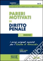 Pareri motivati di diritto penale. E-book. Formato PDF ebook