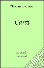 Canti. E-book. Formato EPUB ebook