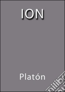 Ion. E-book. Formato EPUB ebook di Platón