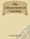 The Advancement of Learning. E-book. Formato EPUB ebook