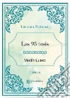 Las 95 tesis. E-book. Formato EPUB ebook