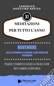 MEDITAZIONI PER TUTTO L’ANNO - Preghiere e Strumenti di Catechesi a cura dell’autoreNote e commenti di Beppe Amico - NOVEMBRE - Con Le Preghiere ai defunti e alle anime del Purgatorio. E-book. Formato PDF ebook di Canonico Agostino Berteu