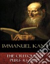 The Critique of Pure Reason. E-book. Formato EPUB ebook