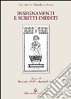 Insegnamenti e scritti inediti. E-book. Formato EPUB ebook di René Adolphe Schwaller de Lubicz