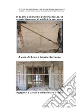 Indagini e tecniche d'intervento per il consolidamento di edifici in muratura. E-book. Formato Mobipocket