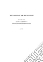 Note sull'intervento dello Stato in economia. E-book. Formato PDF ebook