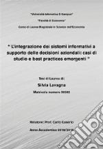 L'integrazione dei sistemi informativi a supporto delle decisioni aziendali. E-book. Formato PDF ebook