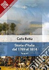 Storia d&apos;Italia dal 1789 al 1814. Tomo V. E-book. Formato EPUB ebook