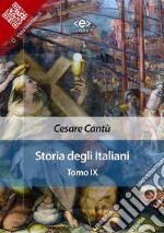 Storia degli italiani. Tomo IX. E-book. Formato EPUB