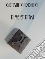 Rime et ritmi. E-book. Formato EPUB ebook