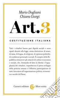 Costituzione italiana: articolo 3. E-book. Formato EPUB ebook
