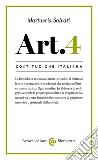 Costituzione italiana: articolo 4. E-book. Formato EPUB ebook