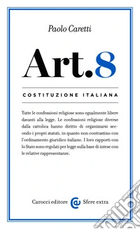 Costituzione italiana: articolo 8. E-book. Formato EPUB ebook