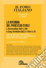 La riforma del processo civile: Il Foro Italiano - Gli Speciali 4/2022. E-book. Formato EPUB