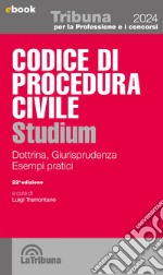 Codice di procedura civile studium: Edizione 2024 Collana per la professione e concorsi. E-book. Formato EPUB ebook