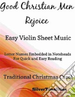 Good Christian Men Rejoice Easy Violin Sheet Music. E-book. Formato EPUB ebook