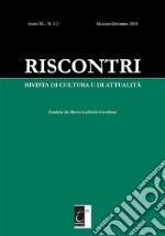 Riscontri. Rivista di Cultura e di Attualità: N. 2-3 MAGGIO-DICEMBRE 2018. E-book. Formato EPUB ebook