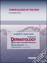 Tuberculosis of the skin. Chapter 31 taken from Textbook of dermatology & sexually trasmitted diseases. E-book. Formato EPUB ebook