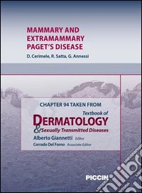 Mammary and extramammary Paget's disease: Chapter 94 taken from Textbook of dermatology & sexually trasmitted diseases. E-book. Formato EPUB ebook