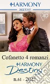 Cofanetto 4 Harmony Destiny n.61/2021: Passione indomabile - L'erede di Mesa Falls - Segreti nell'alta società - Un'eccitante convivenza. E-book. Formato EPUB ebook