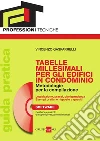 Tabelle millesimali per gli edifici in condominio. Metodologie per la compilazione. E-book. Formato PDF ebook