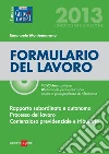 Formulario del lavoro 2013. E-book. Formato PDF ebook di Emanuele Montemarano