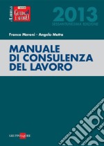 Manuale di consulenza del lavoro 2013. E-book. Formato PDF ebook