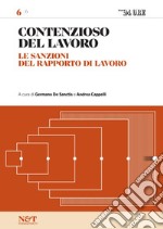 CONTENZIOSO DEL LAVORO 6 - Le sanzioni del rapporto di lavoro. E-book. Formato PDF ebook