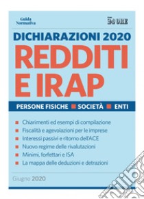 Dichiarazioni 2020 Redditi e IRAP. E-book. Formato PDF ebook di Aa.vv.