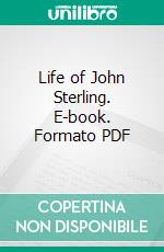 Life of John Sterling. E-book. Formato Mobipocket ebook di Thomas Carlyle