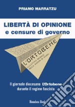 Libertà di opinione e censure di governoIl giornale diocesano L'Ortobene durante il regime fascista. E-book. Formato PDF ebook