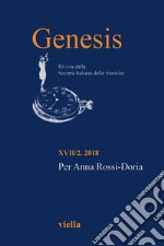 Genesis. Rivista della Società italiana delle storiche (2018) Vol. 17/2: Per Anna Rossi-Doria. E-book. Formato PDF ebook