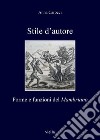 Stile d’autore: Forme e funzioni del Mambriano. E-book. Formato PDF ebook