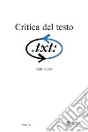 Critica del testo (2020) Vol. 23/2. E-book. Formato PDF ebook