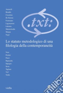 Critica del testo (2020) Vol. 23/3: Lo statuto metodologico di una filologia della contemporaneità. E-book. Formato PDF ebook di Autori Vari