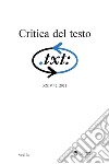 Critica del testo (2021) Vol. 24/2. E-book. Formato PDF ebook