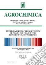 The researches of the University of Pisa in the field of the effects of climate changeProceedings of a Conference Held in Pisa on December 6, 2019. E-book. Formato PDF ebook