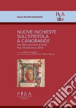 Nuove inchieste sull'Epistola a CangrandeAtti della giornata di studi Pisa 18 dicembre 2018. E-book. Formato PDF ebook