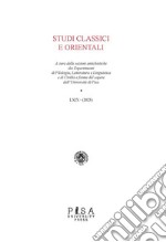 Studi classici orientali 2023Vol. LXIX. E-book. Formato PDF ebook