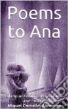 Poems to AnaBilingual Portuguese - English Edition. E-book. Formato EPUB ebook