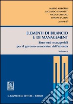 Elementi di bilancio e di management. E-book. Formato PDF ebook