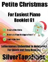 Petite Christmas for Easiest Piano Booklet G1. E-book. Formato EPUB ebook